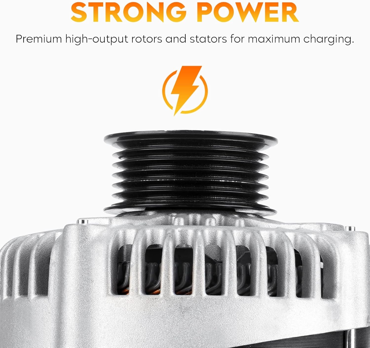 New Alternator for Toyota Camry L4 2.5L 2012-2015, RAV4 2009-2012, Scion tC 2011-2016 27060-0V010-84, 11402, 104210-2270, 210-0722, 9664219-227 - Image 2