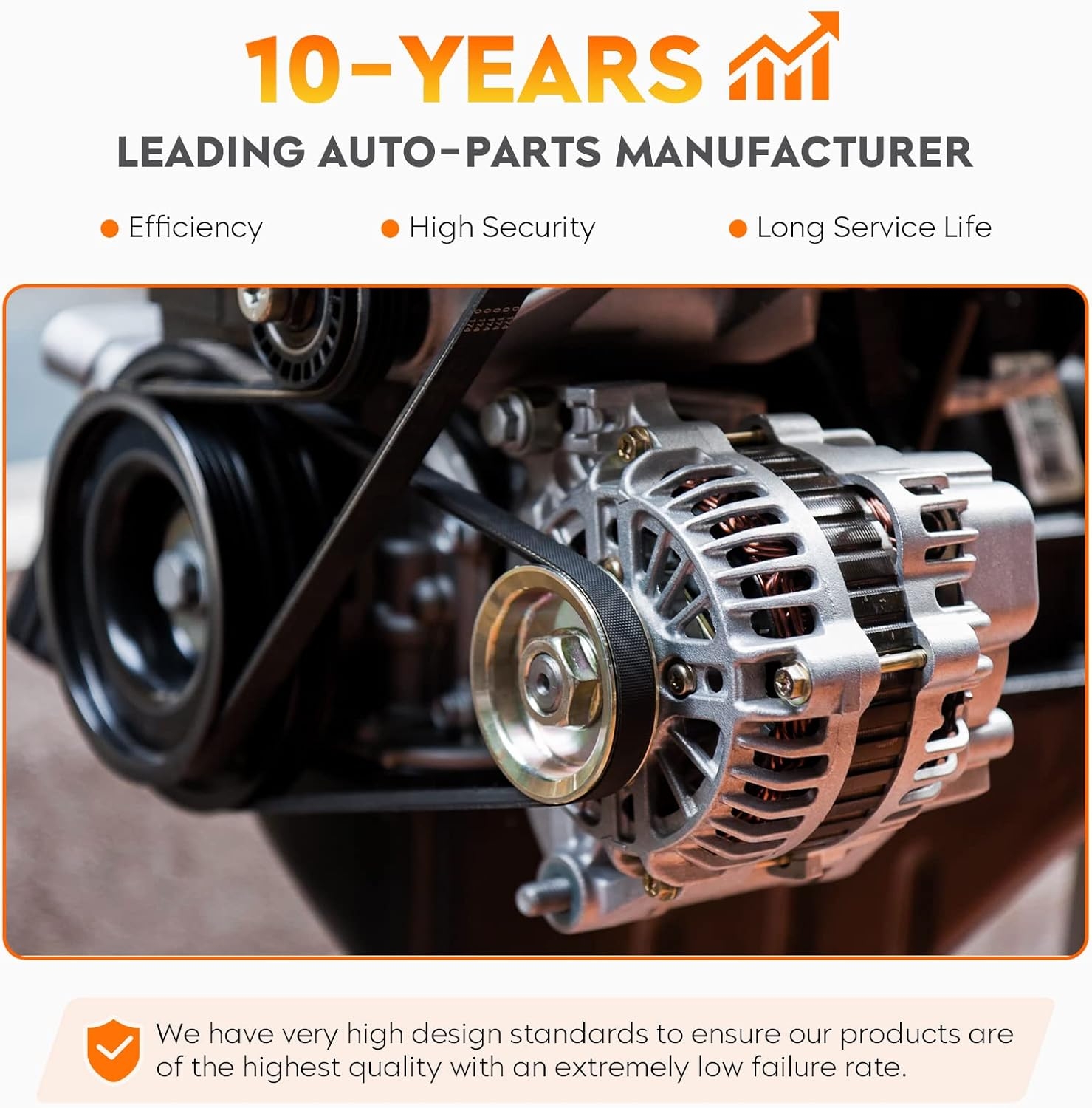 New Alternator for Toyota Camry L4 2.5L 2012-2015, RAV4 2009-2012, Scion tC 2011-2016 27060-0V010-84, 11402, 104210-2270, 210-0722, 9664219-227 - Image 5