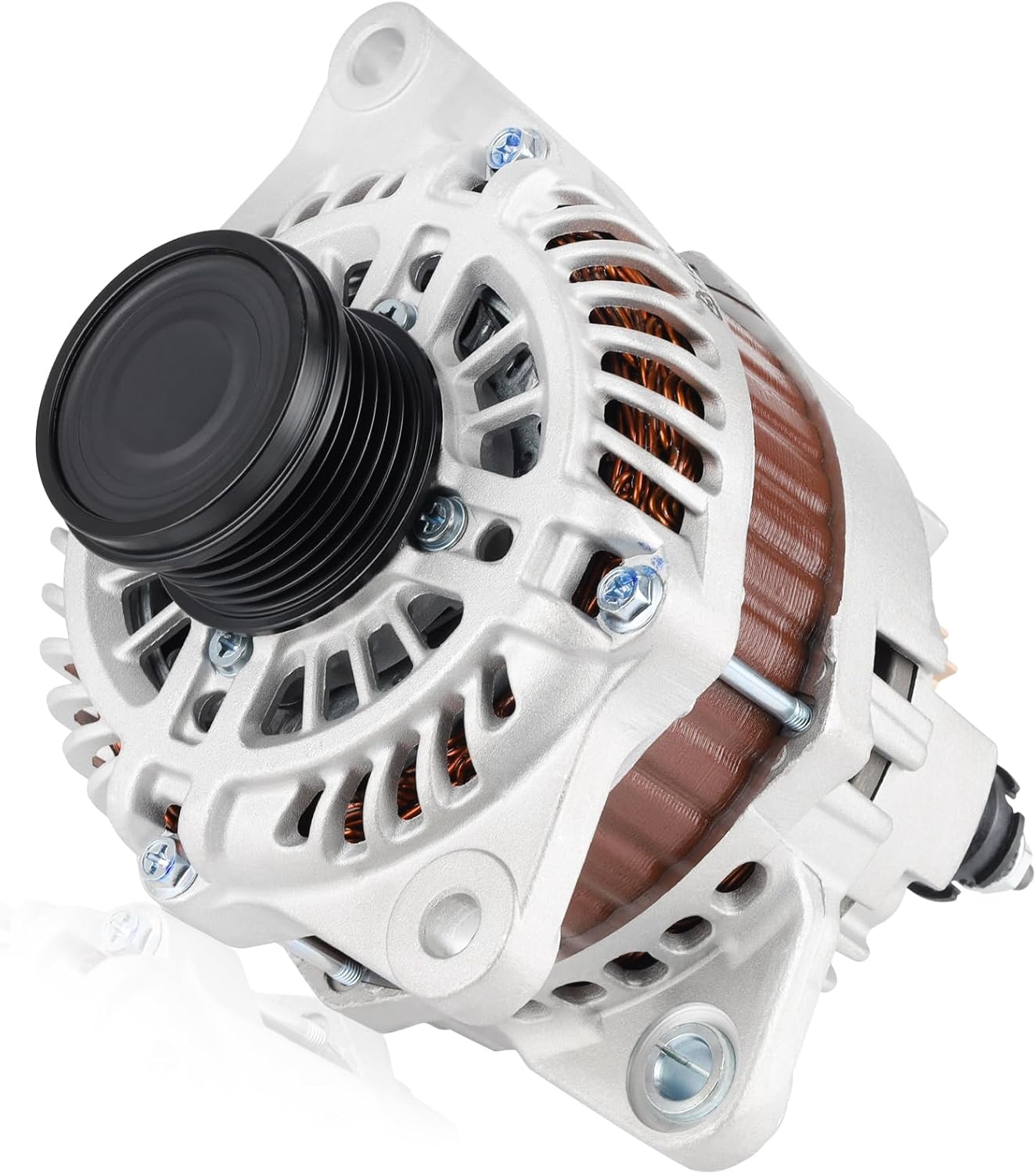 11113 Car Alternators Fit for Dodge Charger 2006-2007, Magnum 2005-2007, for Chrysler 300 2005-2007 2.7L 3.5L 5.7L 6.1L Automotive Replacement Alternator 04896805AB, 4210000260, 4210000261 - Image 6