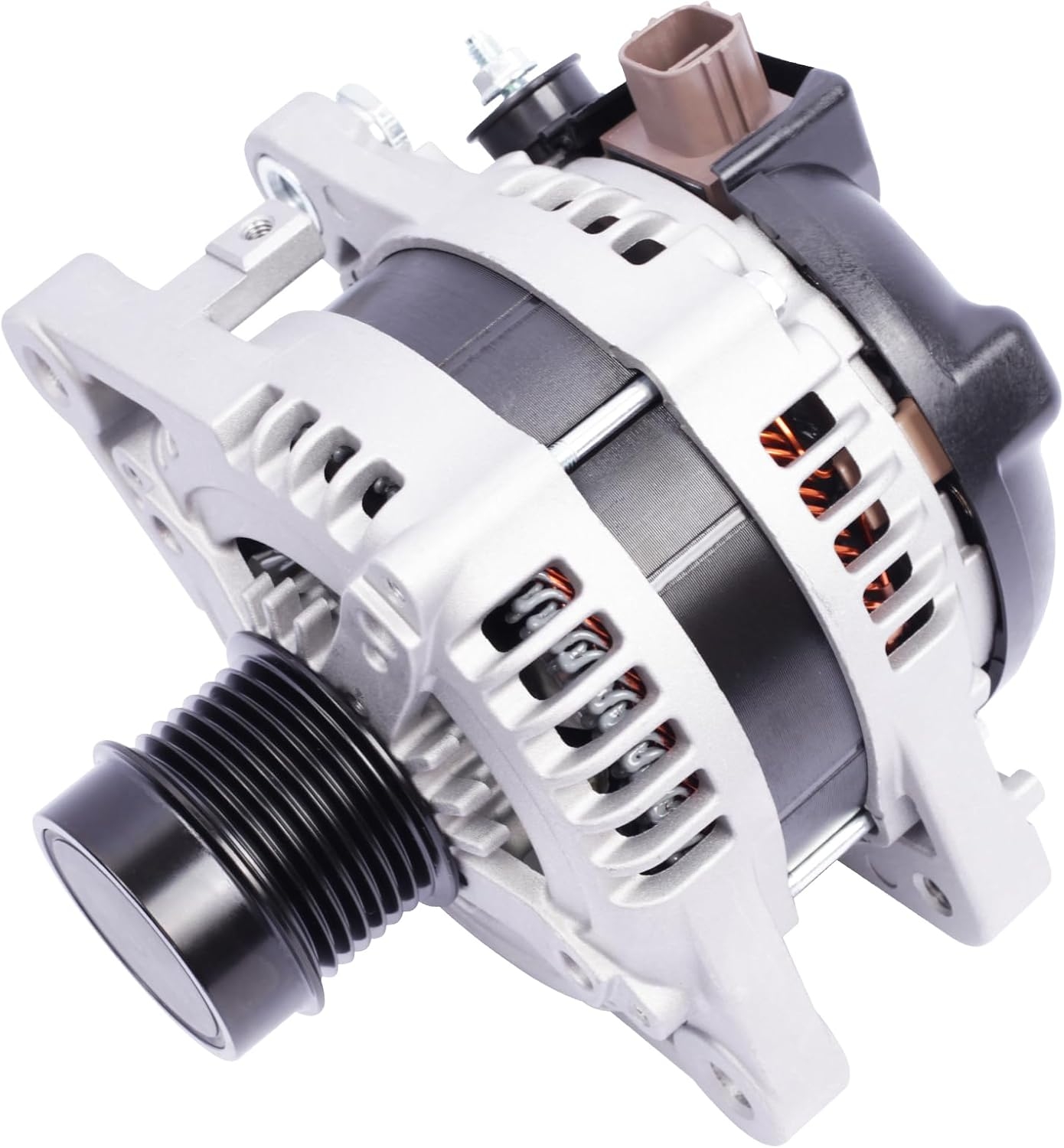 Alternator Compatible with 2011-2013 Odyssey 2012-2015 Pilot 3.5L V6 Replace for: 31100-RV0-A01 9764219-124 104210-1240 11573N - Image 5