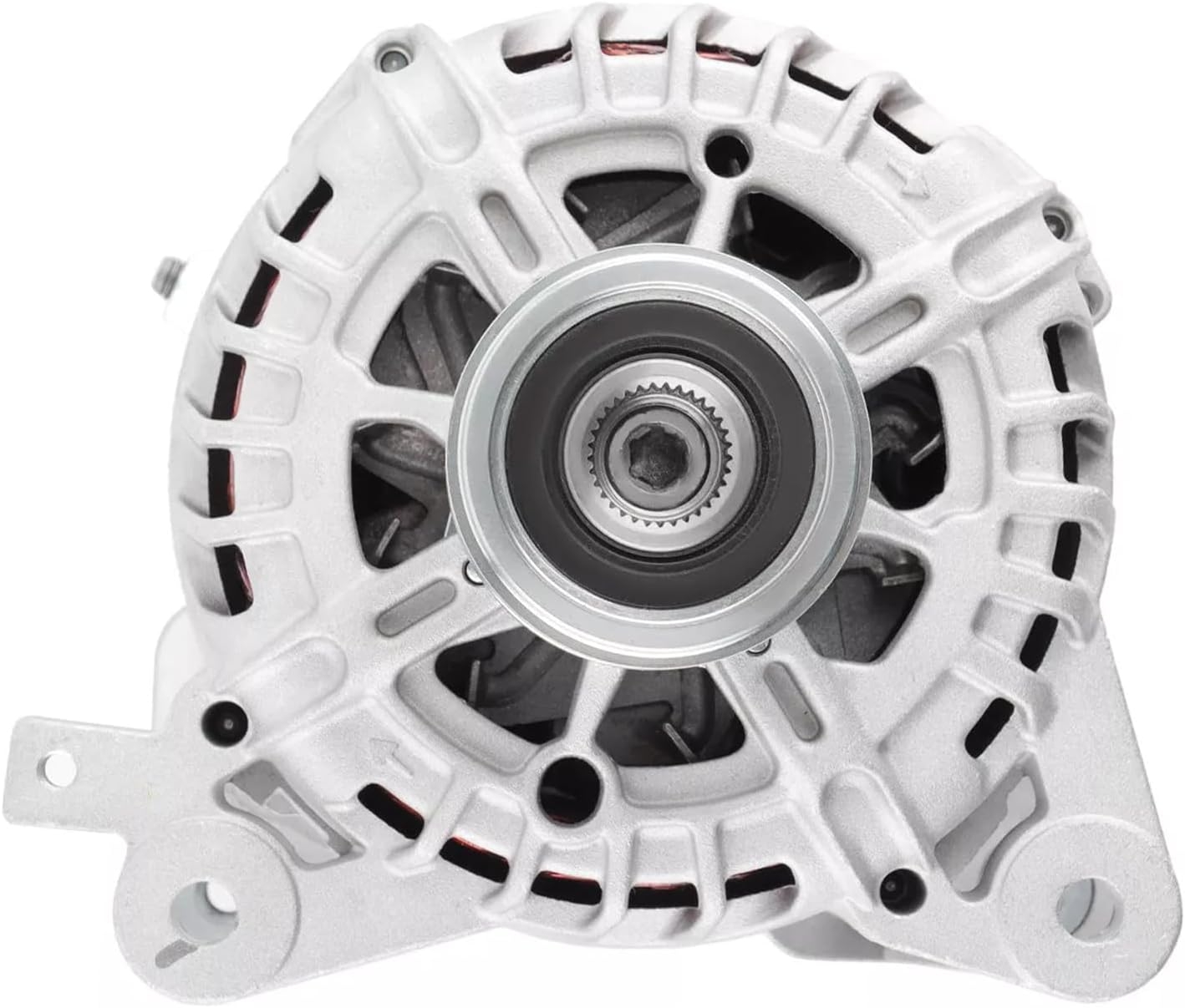 Alternator Replace 231004BA0B Compatible with Nissan Rogue 2014-2020 2.5L, for Nissan Rogue 2017-2019 2.0L,12V 120A 6-Groove Clutch Pulley Clockwise