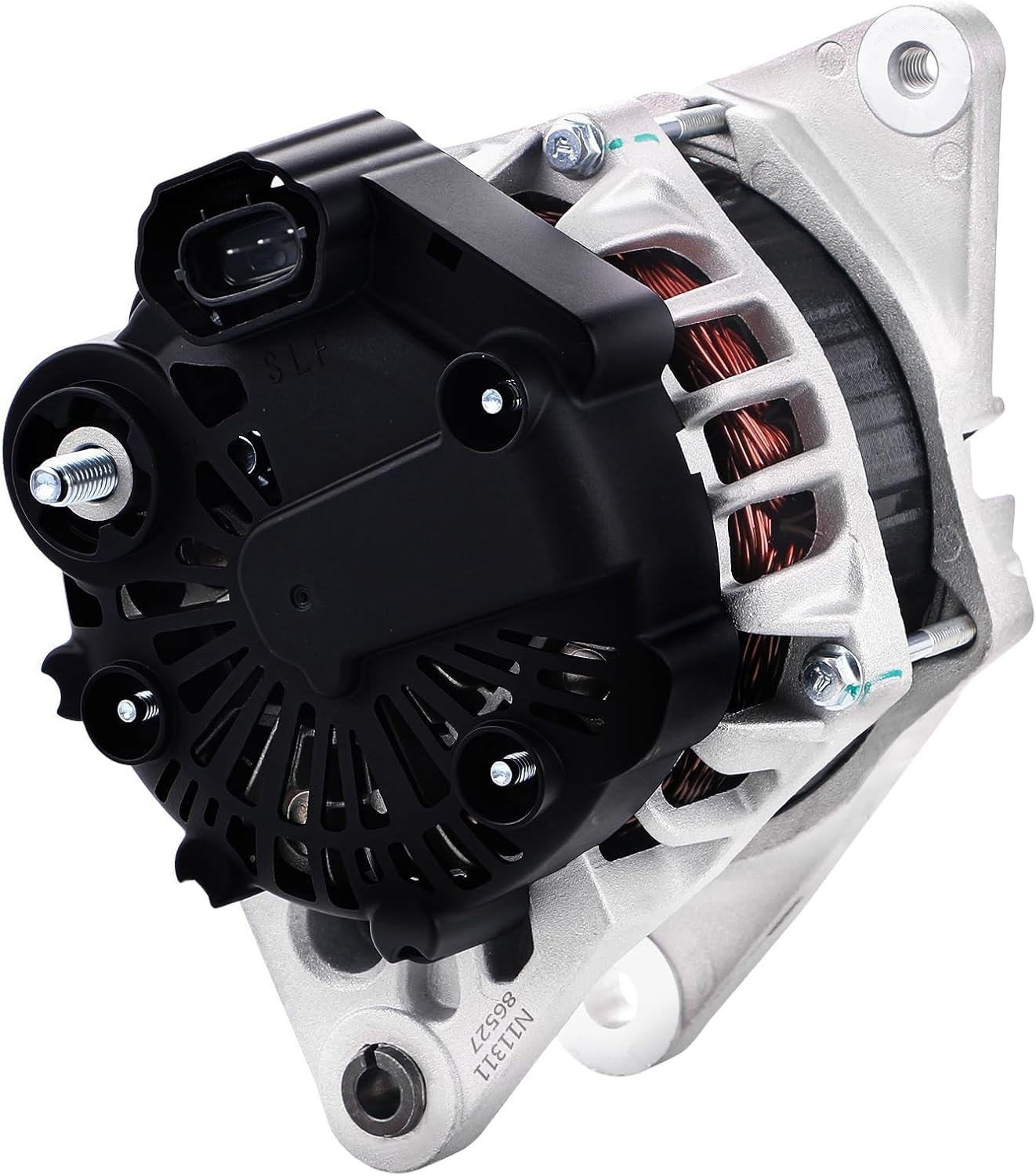 Alternator Replacement For Hyundai Elantra 2.0L 2007-2012, For Kia Soul 2.0L 2010 2011, Spectra 2.0L L4 2007-2009, 2655635, 600162, 3730023650, AVA0102, 40046020, 40046031, 11311N - Image 2