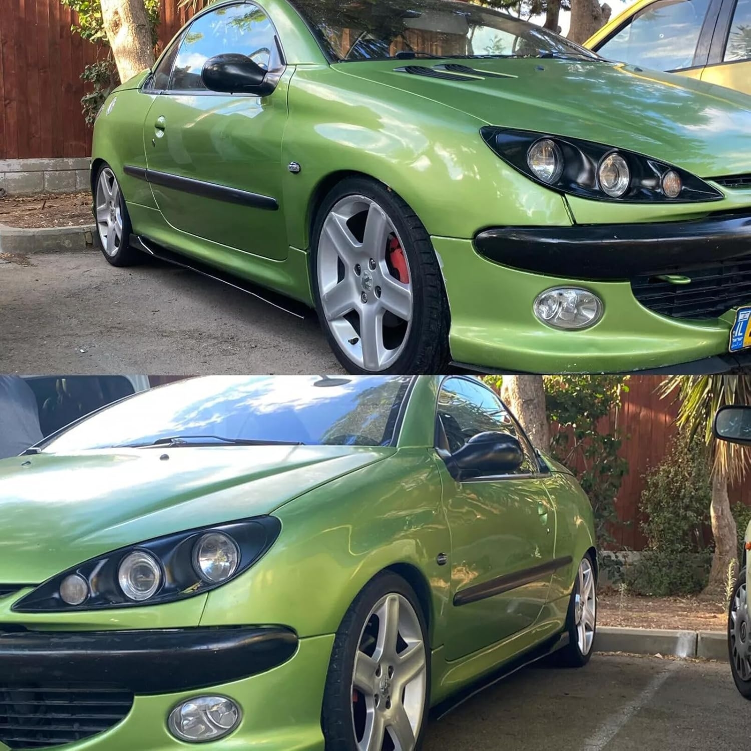 6 Pcs Universal Car Side Skirts 86.6" Car Rocker Panels Body Kit Side Skirt Compatible with BMW Infiniti G37 Q50 Chevy Camaro Honda Civic Accord Camry Ford Mazda (Gloss Black) - Image 5