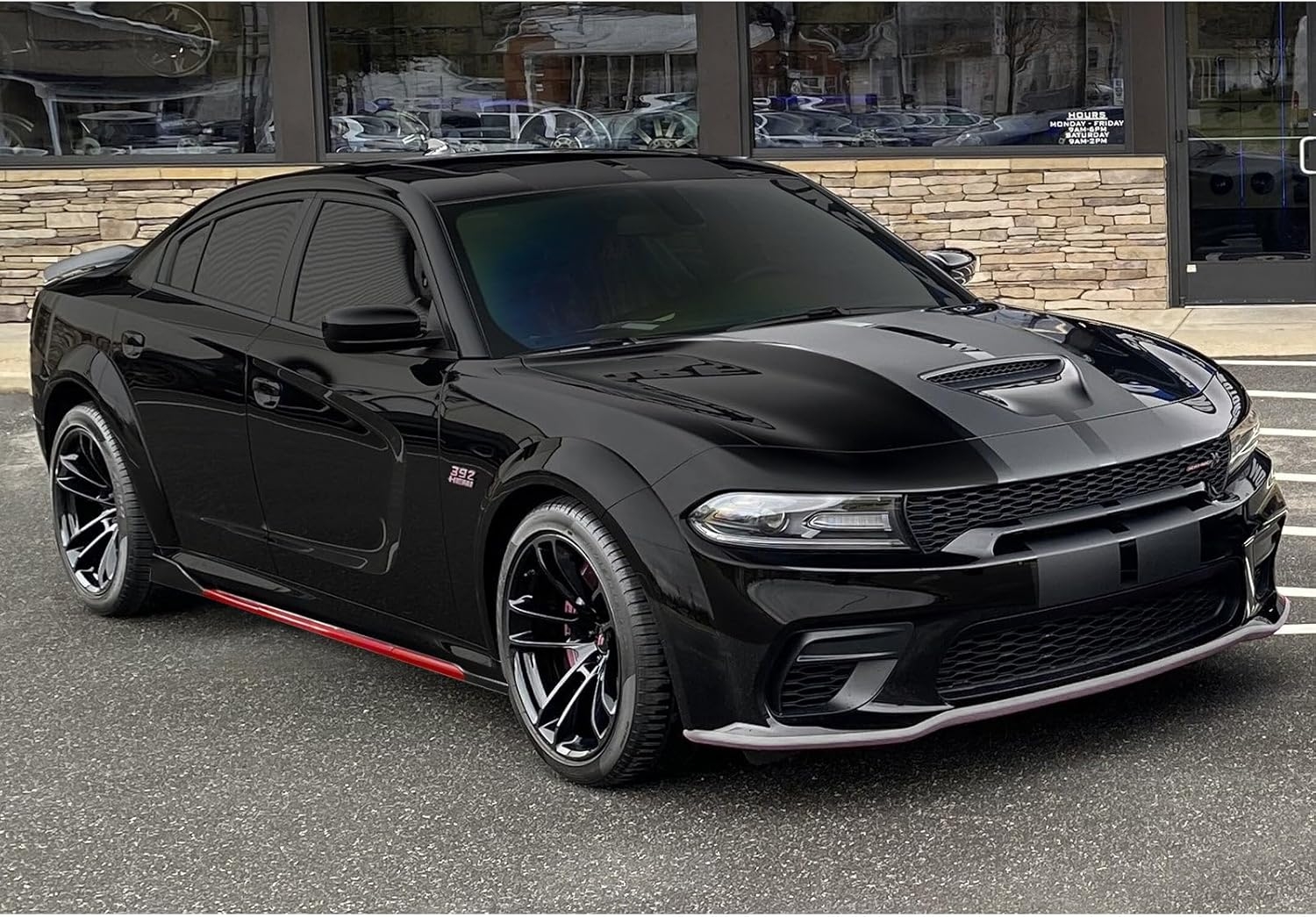 Xotic Tech Car Lower Side Skirts Protect Rocker Panel Splitter Winglets Diffuser Bottom Line Extension Body Kit Universal Fit - Image 9