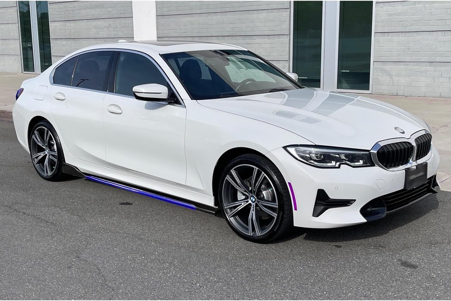 Xotic Tech Car Lower Side Skirts Protect Rocker Panel Splitter Winglets Diffuser Bottom Line Extension Body Kit Universal Fit - Image 33