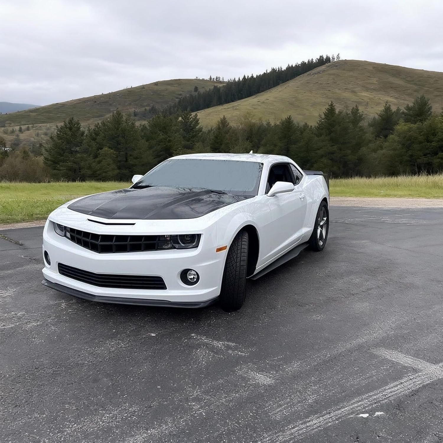 Side Skirts Compatible with 2010-2015 Chevy Camaro LS, LT, SS Only, Ikon Style Black PP Add On Sideskirt Rocker Moulding Air Dam Chin Splitter by IKON MOTORSPORTS, 2011 2012 2013 2014 - Image 4