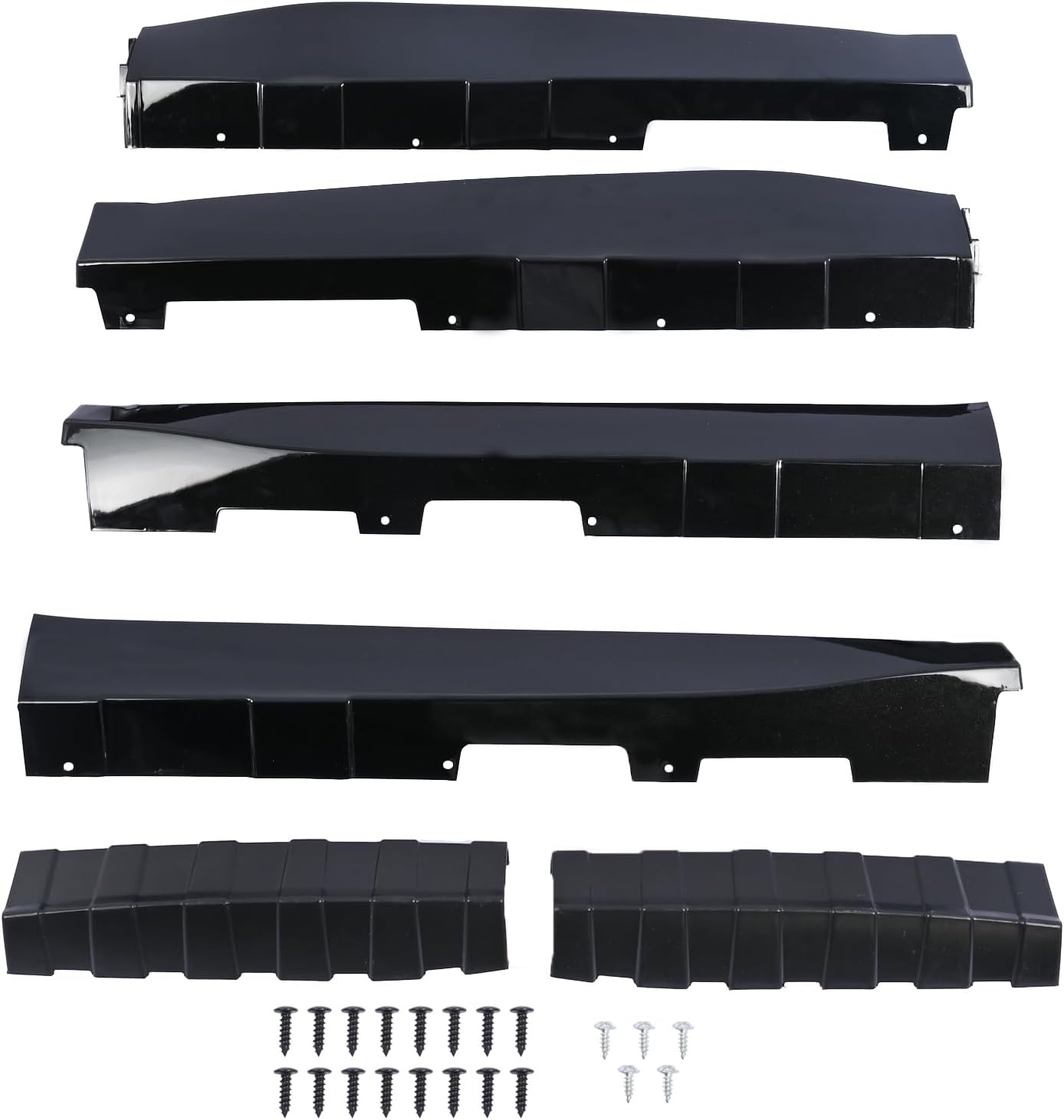 Side Skirts ZL1 Style Gloss Black Painted 1 Pair Compatible with Chevy Camaro 2016-2022 LT SS RS (Coupe and Convertible Model), Body Kit Rocker Panel Extension Guard Splitters (ABS Plastic) - Image 5