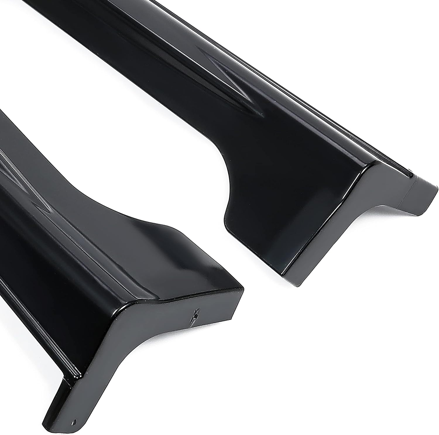 HECASA Side Skirts Compatible with 2012-2015 Honda Civic 4-Door Sedan Spoiler Extension Splitter Rocker Panels Pair Black - Image 4