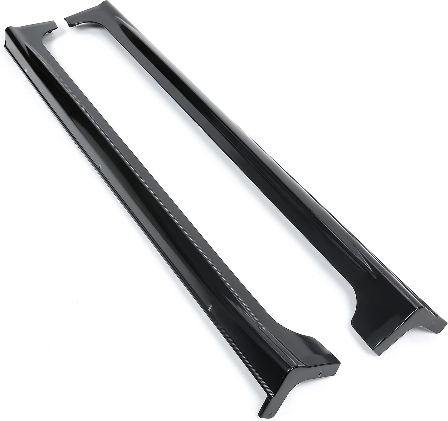 HECASA Side Skirts Compatible with 2012-2015 Honda Civic 4-Door Sedan Spoiler Extension Splitter Rocker Panels Pair Black - Image 7