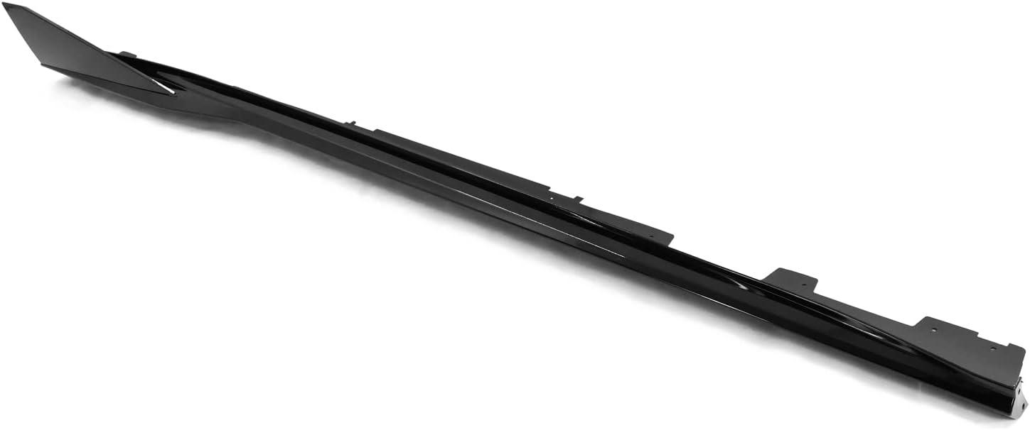 IKON MOTORSPORTS, Side Skirts Compatible with 2016-2024 Chevy Camaro, IKON V3 Style Matte Black PP Side Skirt Moulding Rocker Panel Extension Splitters, 2017 2018 2019 2020 2021 - Image 12