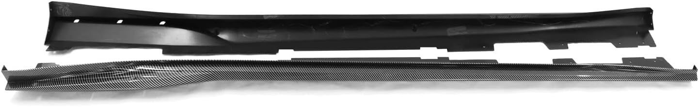 IKON MOTORSPORTS, Side Skirts Compatible with 2016-2024 Chevy Camaro, IKON V3 Style Matte Black PP Side Skirt Moulding Rocker Panel Extension Splitters, 2017 2018 2019 2020 2021 - Image 14