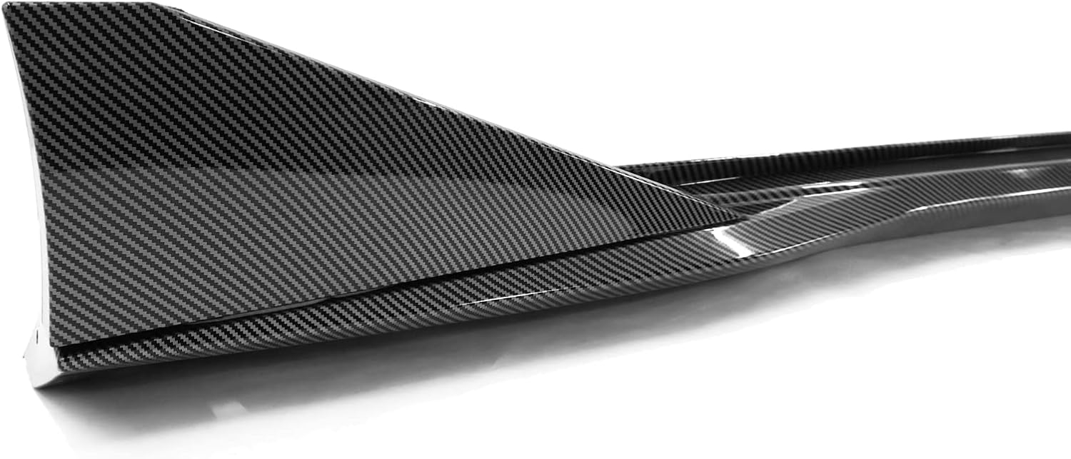 IKON MOTORSPORTS, Side Skirts Compatible with 2016-2024 Chevy Camaro, IKON V3 Style Matte Black PP Side Skirt Moulding Rocker Panel Extension Splitters, 2017 2018 2019 2020 2021 - Image 18