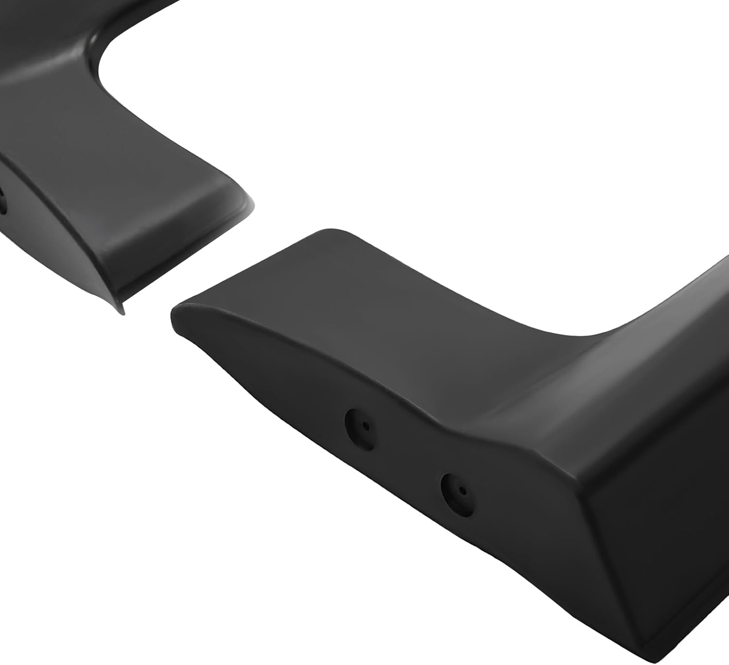 HECASA Side Skirts Compatible with 2006-2011 Honda Civic Coupe 2-Door Rocker Panels Guard Side Splitter Extension Body Kit Replacement Pair Black - Image 5