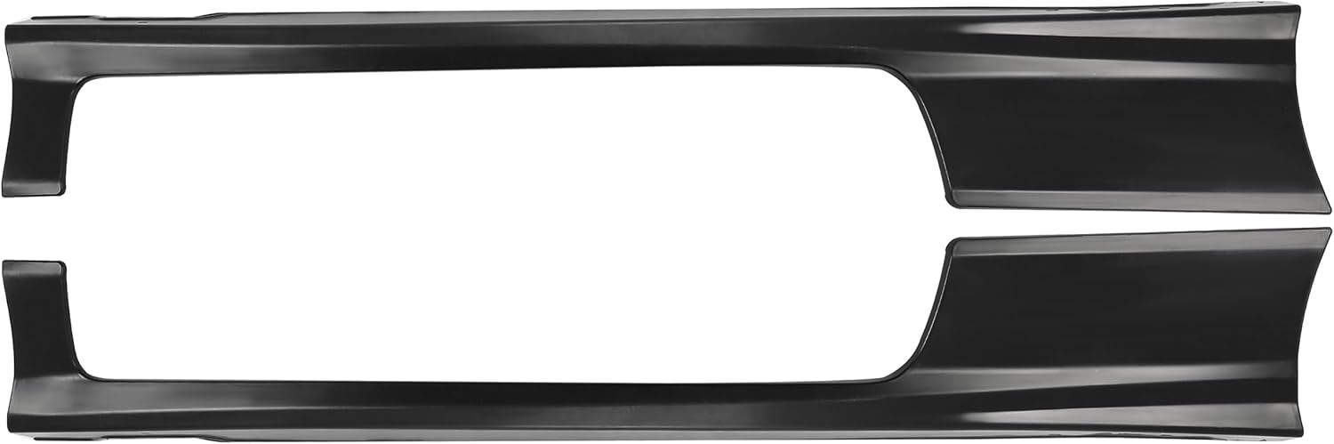 HECASA Side Skirts Compatible with 2006-2011 Honda Civic Coupe 2-Door Rocker Panels Guard Side Splitter Extension Body Kit Replacement Pair Black - Image 9