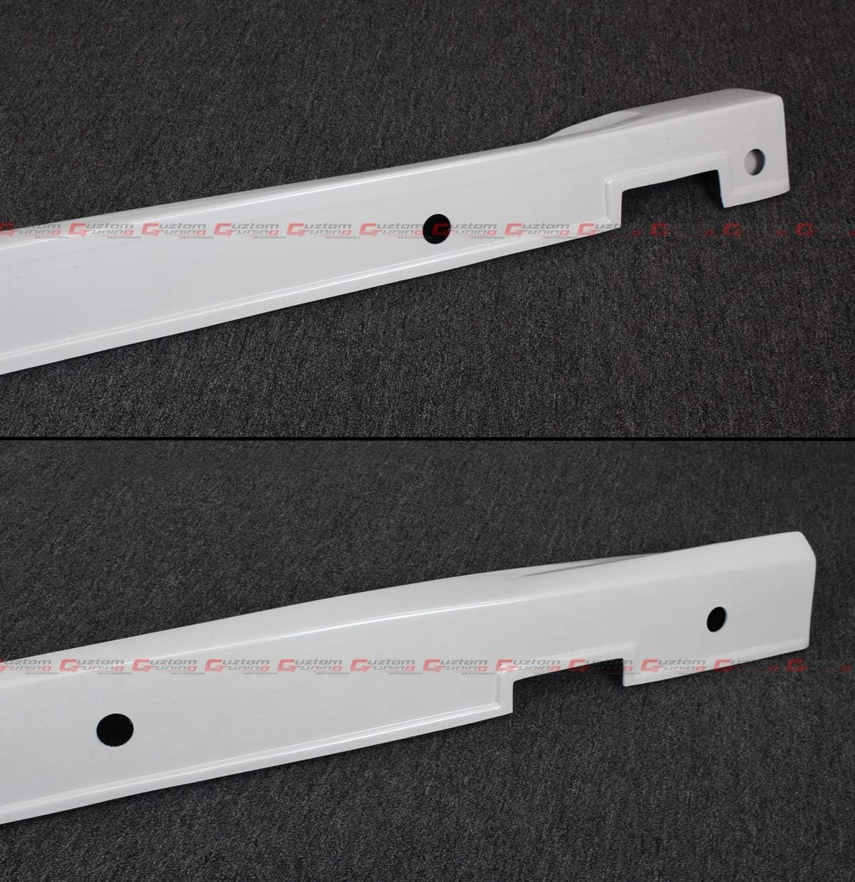 Painted Platinum White Pearl Add-on JDM Side Skirt Extensions Compatible with 2018-2022 Honda Accord LX EX EX-T Touring Sport - Image 3