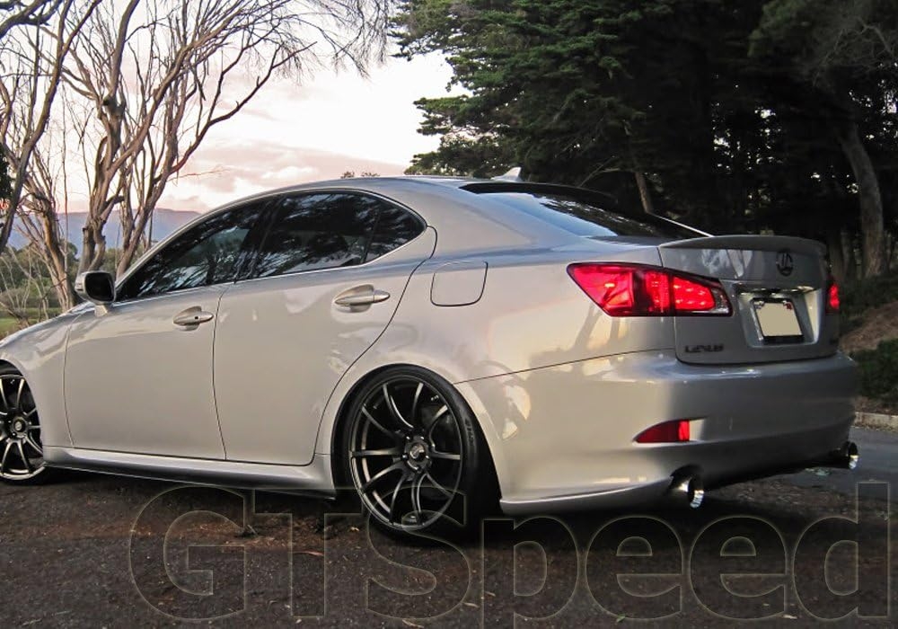 Compatible with/Replacement for Side Skirt Lip, UL Style PU Rocker Panel Splitter, Fits 2006-2013 Lexus IS250 IS350 and 2006-2011 BMW 3-Series E90 E92 E93 M3 - Image 4