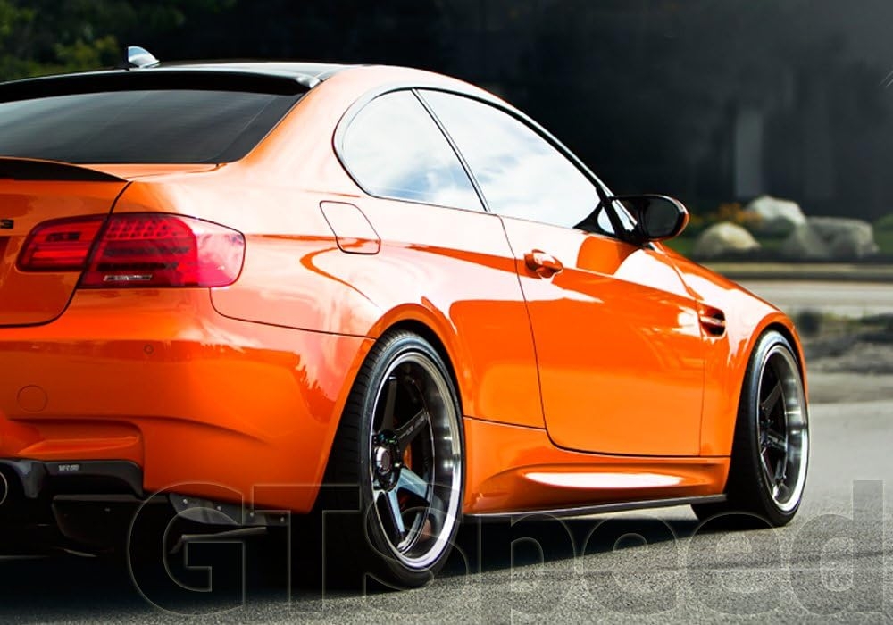 Compatible with/Replacement for Side Skirt Lip, UL Style PU Rocker Panel Splitter, Fits 2006-2013 Lexus IS250 IS350 and 2006-2011 BMW 3-Series E90 E92 E93 M3 - Image 8