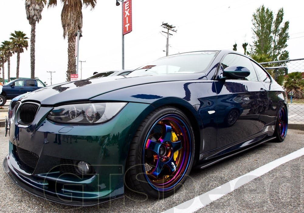 Compatible with/Replacement for Side Skirt Lip, UL Style PU Rocker Panel Splitter, Fits 2006-2013 Lexus IS250 IS350 and 2006-2011 BMW 3-Series E90 E92 E93 M3 - Image 9