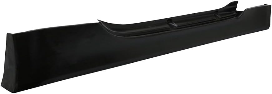 Side Skirts Compatible With 2003-2009 Nissan 350Z, V Style Black PU Sideskirt Rocker Moulding Air Dam Chin Panels by IKON MOTORSPORTS, 2004 2005 2006 2007 - Image 6