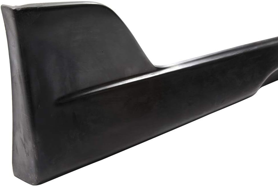 IKON MOTORSPORTS, Side Skirts Compatible with 2001-2005 Lexus IS300, Unpainted Black Side Bottom Line Extension Replacement PU Polyurethane, 2002 2003 2004 - Image 7