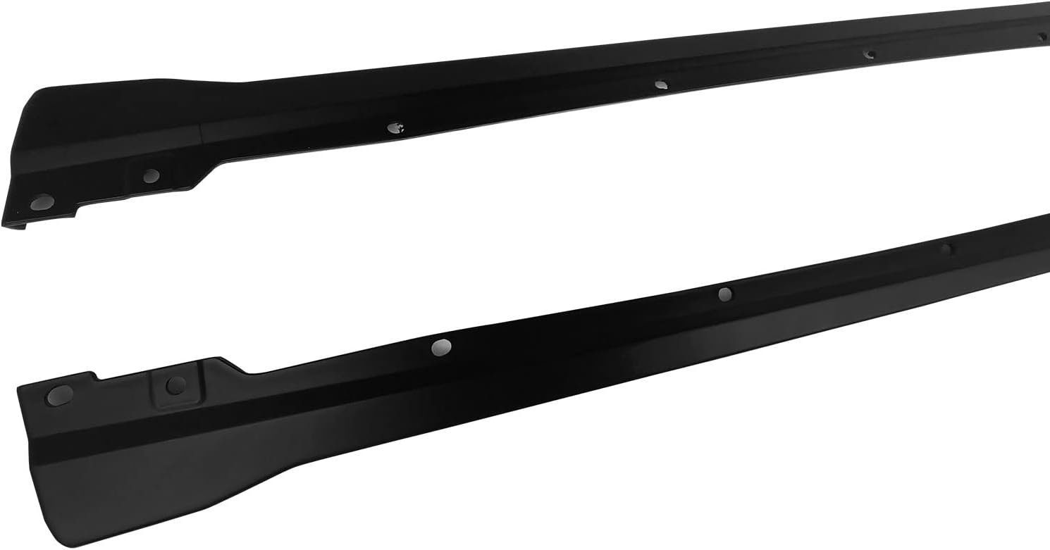 IKON MOTORSPORTS, Side Skirts Compatible with 2022-2025 Subaru WRX, Unpainted Black ABS Plastic Rocker Panel Splitter Spoiler Lip Pair - Image 6