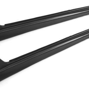 Side Skirts Compatible with 2008-2012 Honda Accord, JDM Style Black PP Side Skirts Extension Line by IKON MOTORSPORTS