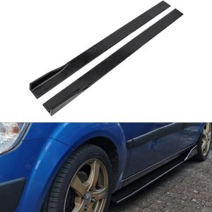 Side Skirts Extension Rocker Panel Splitter Black Fit for 2003-2020 NISSAN 350Z 370 Z33