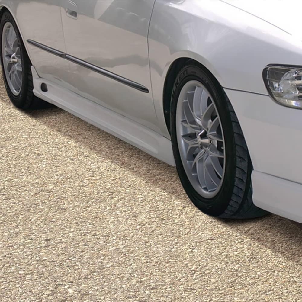 Side Skirts Compatible with 1998-2002 Honda Accord 4 Door Sedan, PU Side Bottom Line Extension by IKON MOTORSPORTS, 1999 2000 2001 - Image 2
