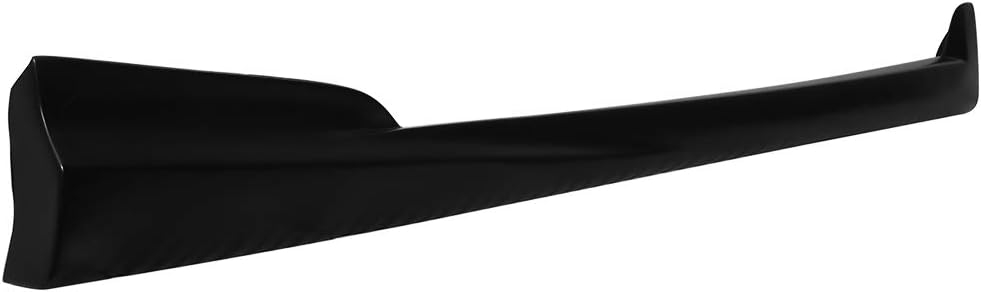 Side Skirts Compatible with 2002-2006 Acura RSX, Black PU Sideskirt Rocker Moulding Air Dam Chin Diffuser Bumper Lip Splitter by IKON MOTORSPORTS, 2003 2004 2005 - Image 6