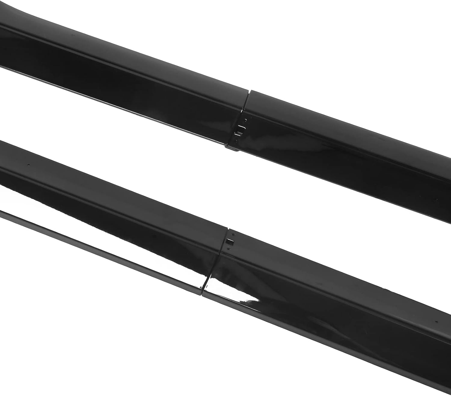 IKON MOTORSPORTS, Side Skirts Compatible with 2017-2025 Tesla Model 3, Gloss Black ABS Plastic IKON Style Side Skirt Extension Rocker Panel 4PC, 2018 2019 2020 - Image 8