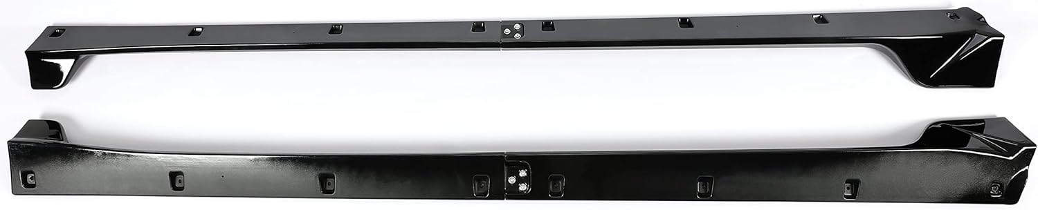 Kojem Side Skirt Extension Replacement 4Pcs Compatible with Tesla Model 3 2017-2023 Rocker Panels Guard Body Kit Black ABS Plastic Painted Side Trim - Image 8