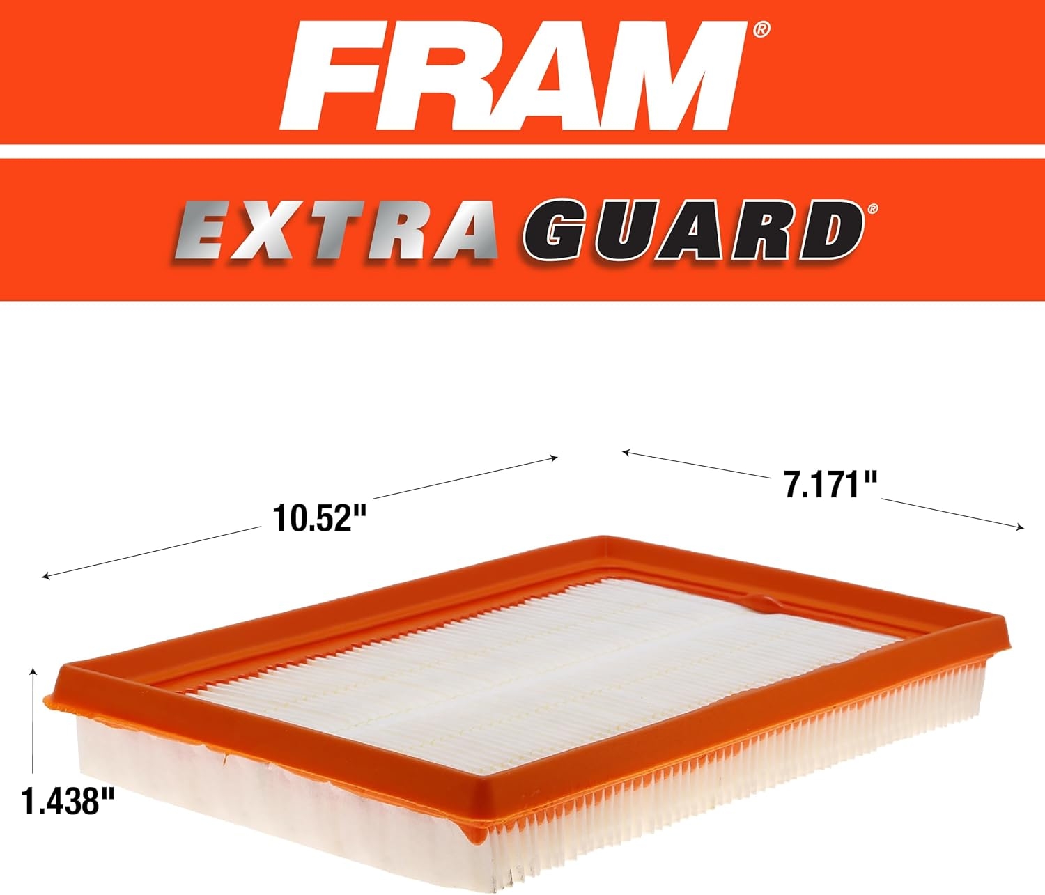 FRAM Extra Guard CA10677 Replacement Engine Air Filter for Select Lexus and Toyota Models, Provides Up to 12 Months or 12,000 Miles Filter Protection - Image 7
