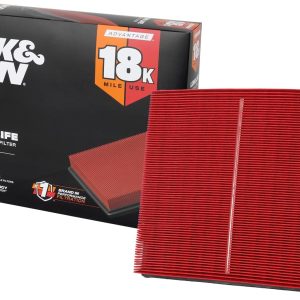 K&N Engine Air Filter: Long Life 18,000 Mile Replacement Air Filter: Compatible 2010-2021 Toyota/Lexus/Mitsubishi (Highlander, RAV4, Sienna, Avalon, Camry, ES 350, NX300, Rx350, L200, Triton) KNA-2443