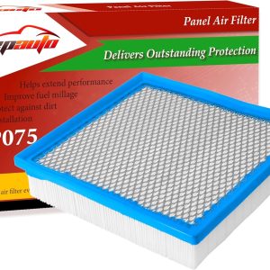 EPAuto GP075 (CA10755) Engine Air Filter, Replacement for Lexus RX350, Toyota Camry, Sienna, Highlander, Jeep Grand Cherokee, Dodge Durango – Fits V6 Engines (2010-2025)
