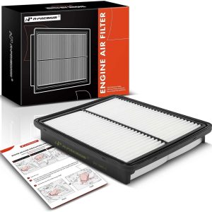 A-Premium Engine Air Filter Compatible with Hyundai & Kia – Santa Fe 2010-2012, Sonata 2011-2014, Optima 2013-2015, Sorento 2011-2013, Azera 2012-2017