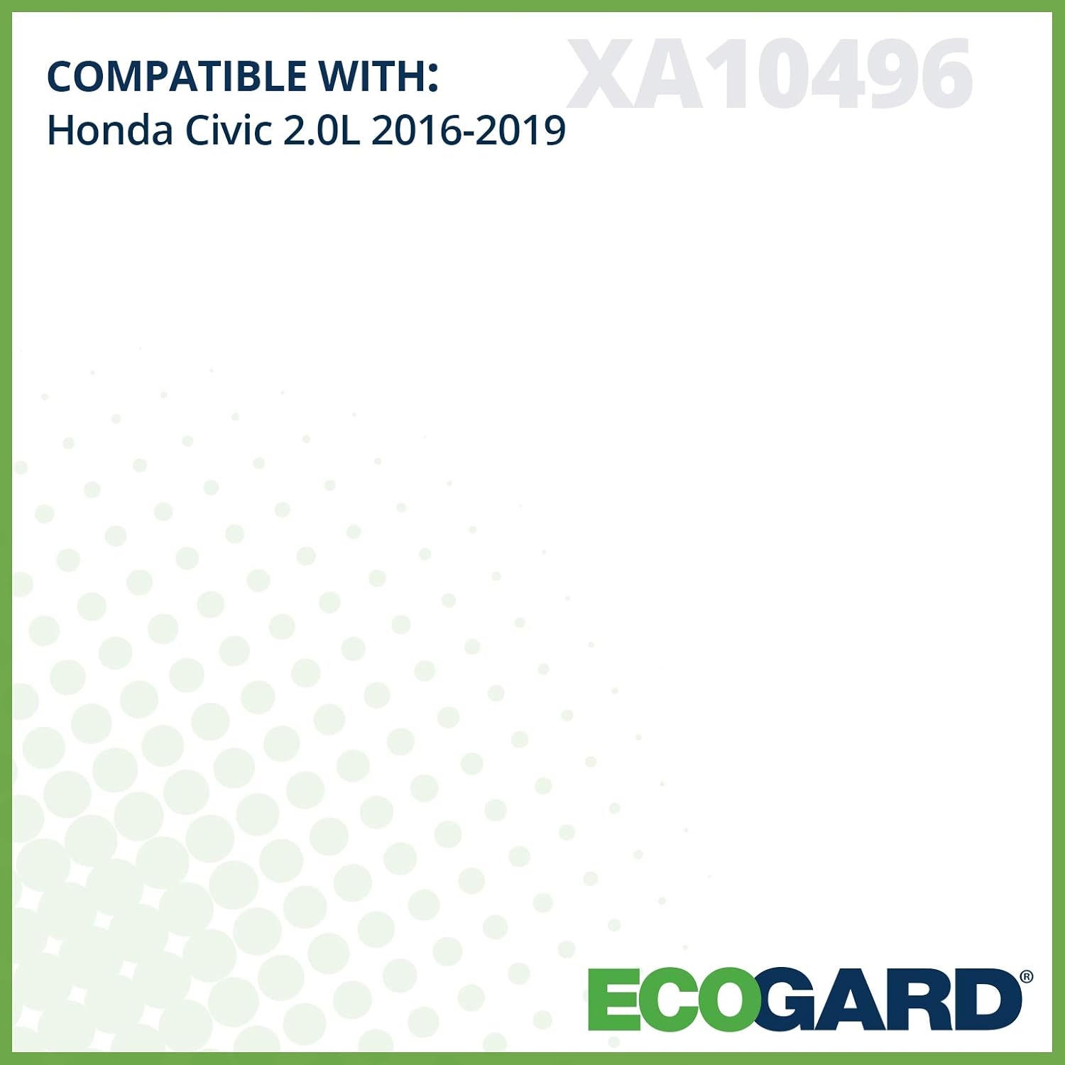 ECOGARD XA10496 Premium Engine Air Filter Fits 2016-2025 Honda Civic, 2023-2025 HR-V, 2014 Renault Trafic - Image 10