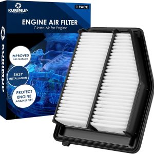 CA11113 Replacement Engine Air Filter, Efficient Filtration Offers 99% Air Purification, Fit for Honda Civic 1.8L L4 Only Gas (2012-2015) and Acura ILX Base 2.0L L4 Gas (2013-2015).