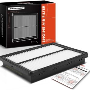 A-Premium Engine Air Filter Compatible with Hyundai Santa Fe 2019-2020, Palisade, Santa Fe Sport & Kia Sedona 2015-2021, Sorento 2016-2020, Telluride 2020-2023, Rigid Panel, Replace 28113A9100