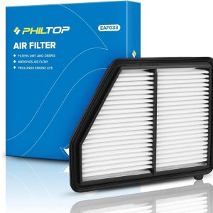 PHILTOP Engine Air Filter CA12051 Replacement for 2016-2024 Civic, HR-V 2023-2025, L4 2.0L, Rigid Panel