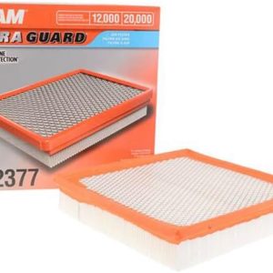 FRAM Extra Guard CA12377 Replacement Engine Air Filter for Select Toyota and Lexus Models, Provides Up to 12 Months or 12,000 Miles Filter Protection