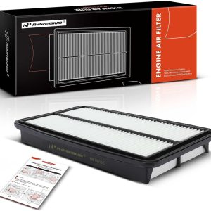 A-Premium Engine Air Filter Compatible with Acura – Honda Models – MDX 2007-2009, Odyssey 2005-2010, Pilot 2009-2015 – V6 Engine – Rigid Panel – Replace 17220RGLA00, 17220RD5A00