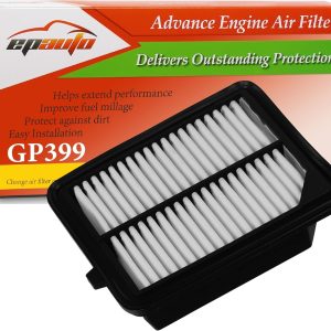 EPAuto GP399 (CA11399) Engine Air Filter, Replacement for Honda Accord Hybrid, Accord Plug-In (2014–2022), CR-V Hybrid (2020–2022) – Rigid Panel Filter for Improved Engine Performance