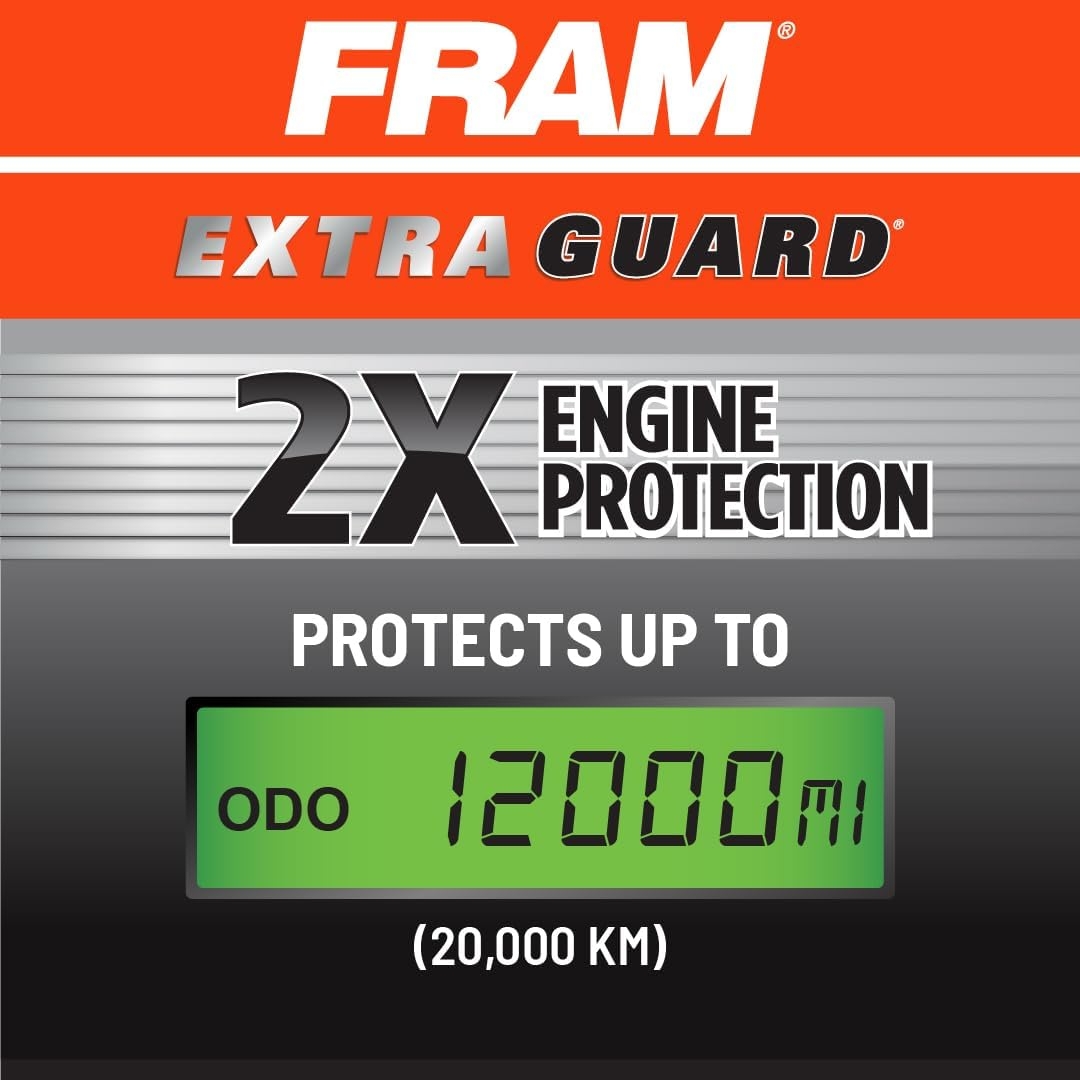 FRAM Extra Guard CA11480 Replacement Engine Air Filter for Select Ford and Lincoln Models, Provides Up to 12 Months or 12,000 Miles Filter Protection - Image 4