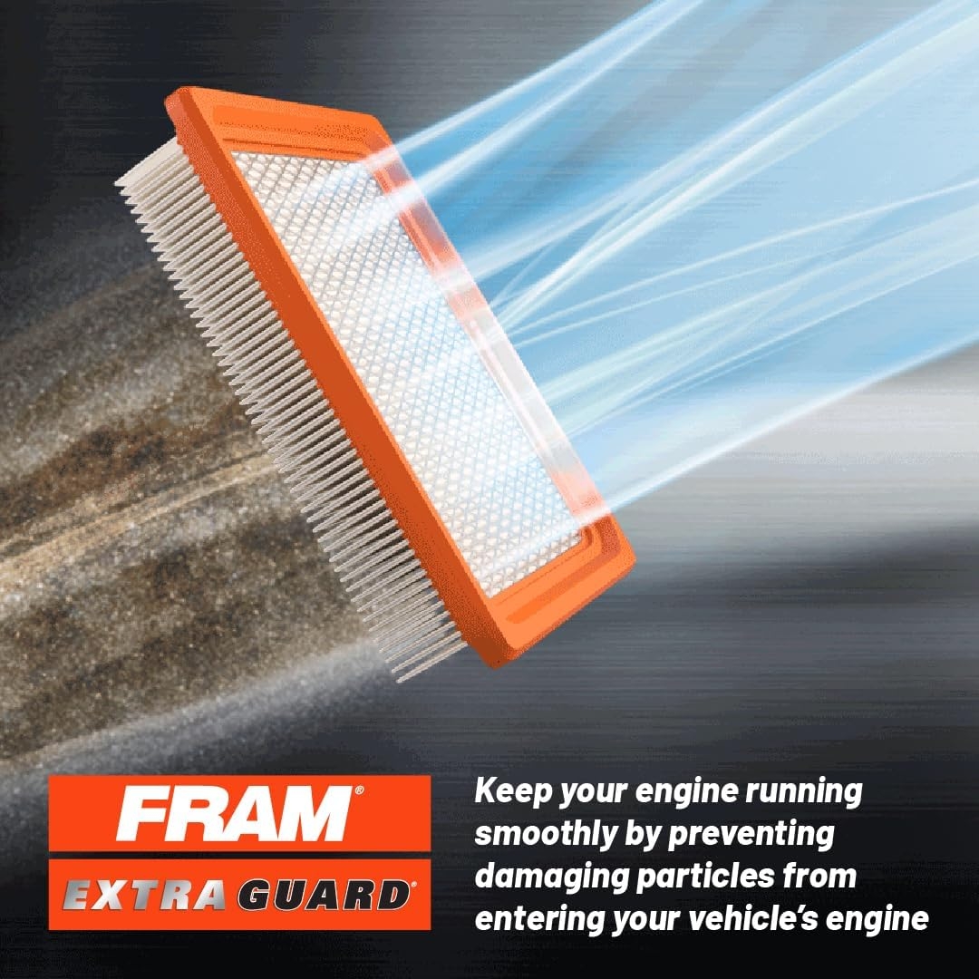 FRAM Extra Guard CA11480 Replacement Engine Air Filter for Select Ford and Lincoln Models, Provides Up to 12 Months or 12,000 Miles Filter Protection - Image 5