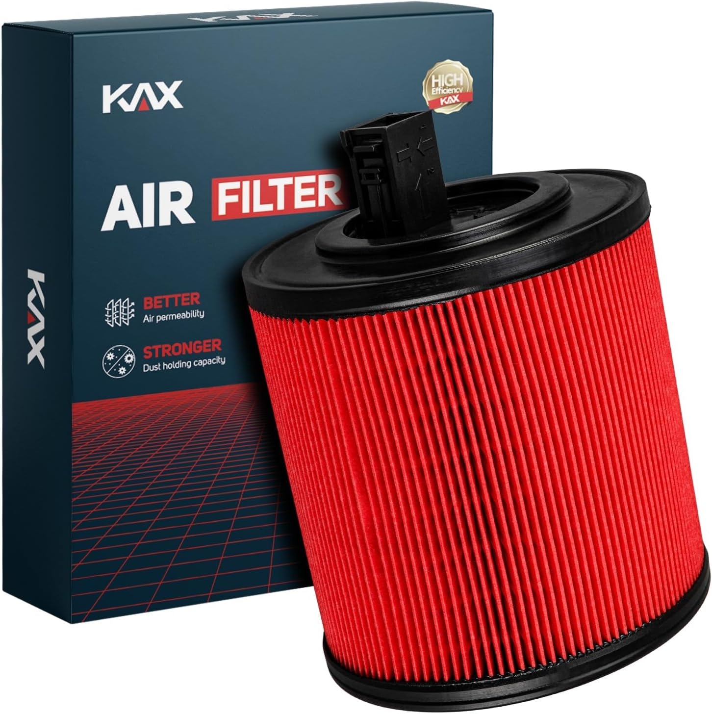 KAX Premium Engine Air Filter, GAF003 (CA10171) Replacement for Toyota Camry 2007-2009 L4 2.4L, Camry 2010-2017 L4 2.5L, Venza 2009-2016 L4 2.7L, Increased Acceleration (Not for Hybrid) - Image 3
