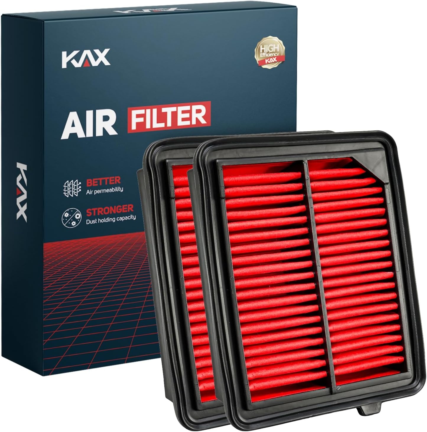 KAX Premium Engine Air Filter, GAF003 (CA10171) Replacement for Toyota Camry 2007-2009 L4 2.4L, Camry 2010-2017 L4 2.5L, Venza 2009-2016 L4 2.7L, Increased Acceleration (Not for Hybrid) - Image 8