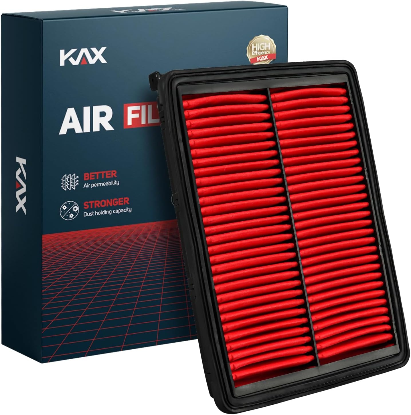 KAX Premium Engine Air Filter, GAF003 (CA10171) Replacement for Toyota Camry 2007-2009 L4 2.4L, Camry 2010-2017 L4 2.5L, Venza 2009-2016 L4 2.7L, Increased Acceleration (Not for Hybrid) - Image 10