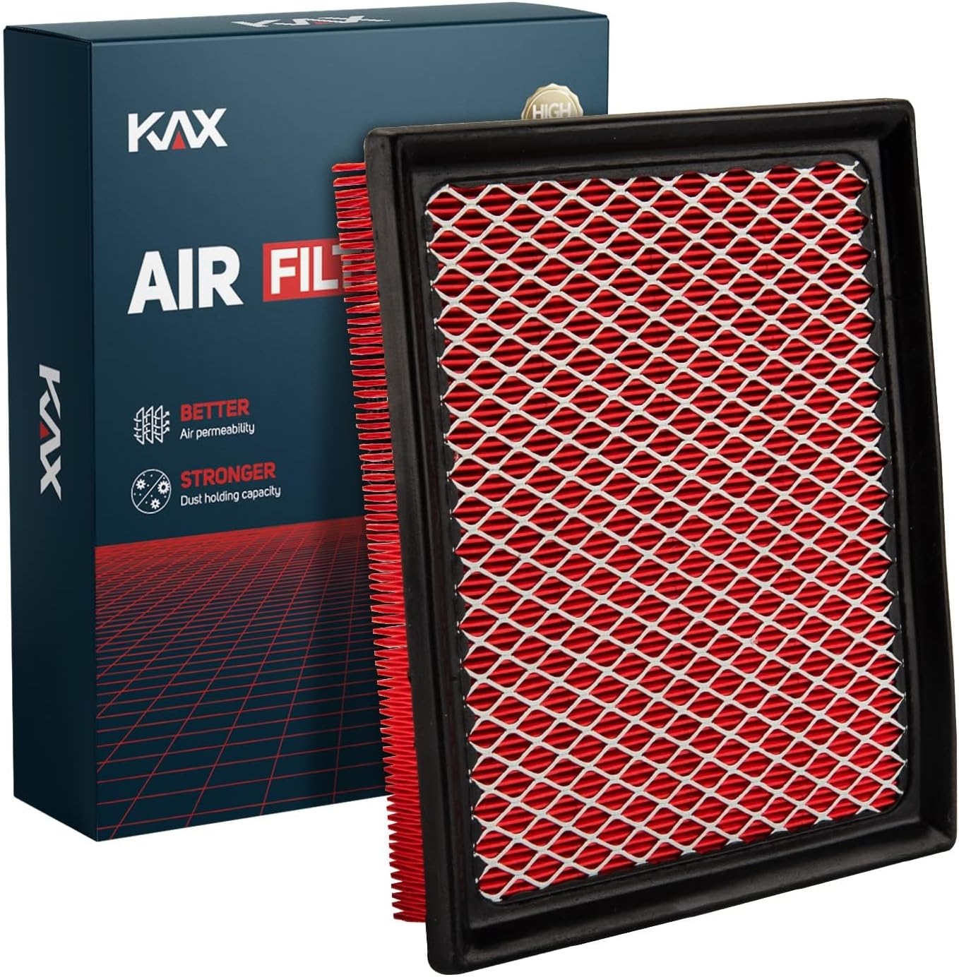 KAX Premium Engine Air Filter, GAF003 (CA10171) Replacement for Toyota Camry 2007-2009 L4 2.4L, Camry 2010-2017 L4 2.5L, Venza 2009-2016 L4 2.7L, Increased Acceleration (Not for Hybrid) - Image 11