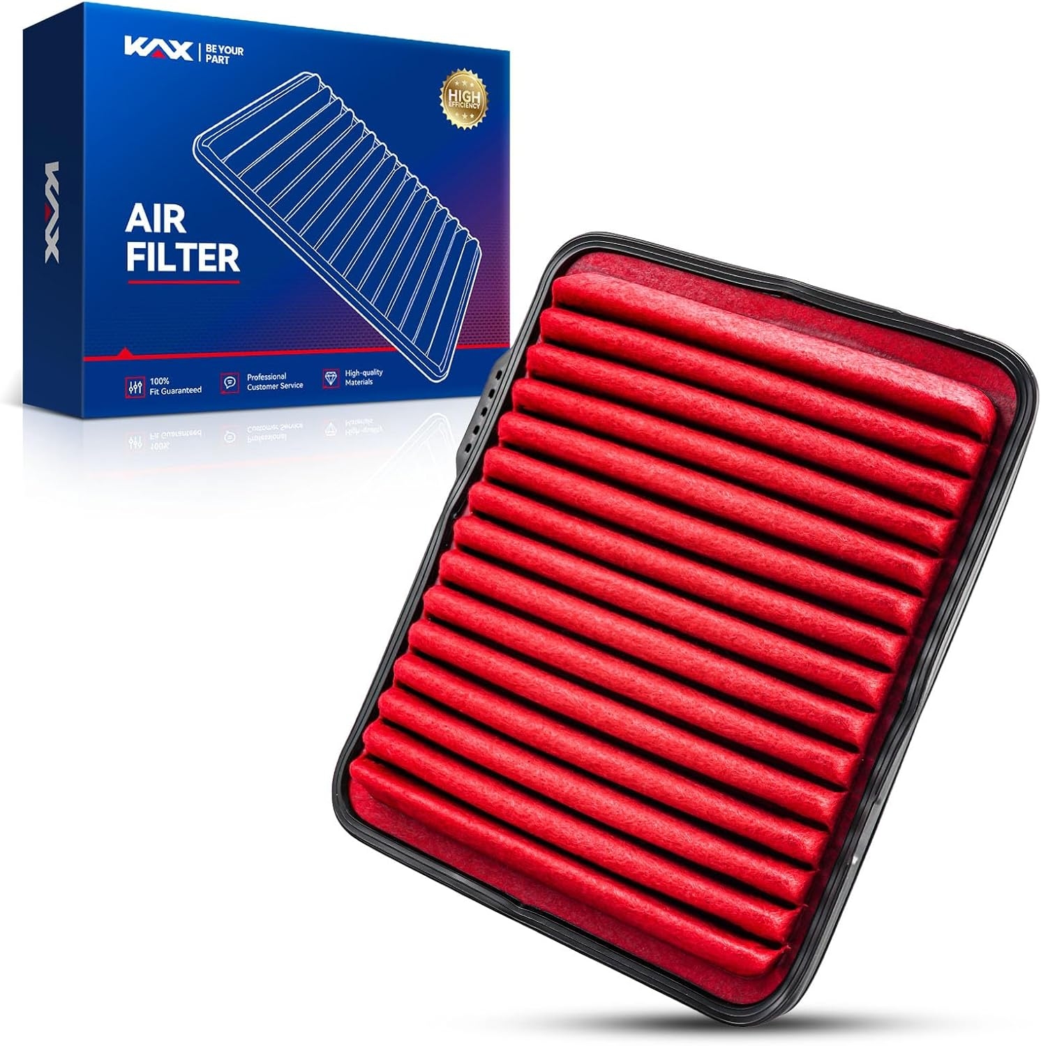 KAX Premium Engine Air Filter, GAF003 (CA10171) Replacement for Toyota Camry 2007-2009 L4 2.4L, Camry 2010-2017 L4 2.5L, Venza 2009-2016 L4 2.7L, Increased Acceleration (Not for Hybrid) - Image 12