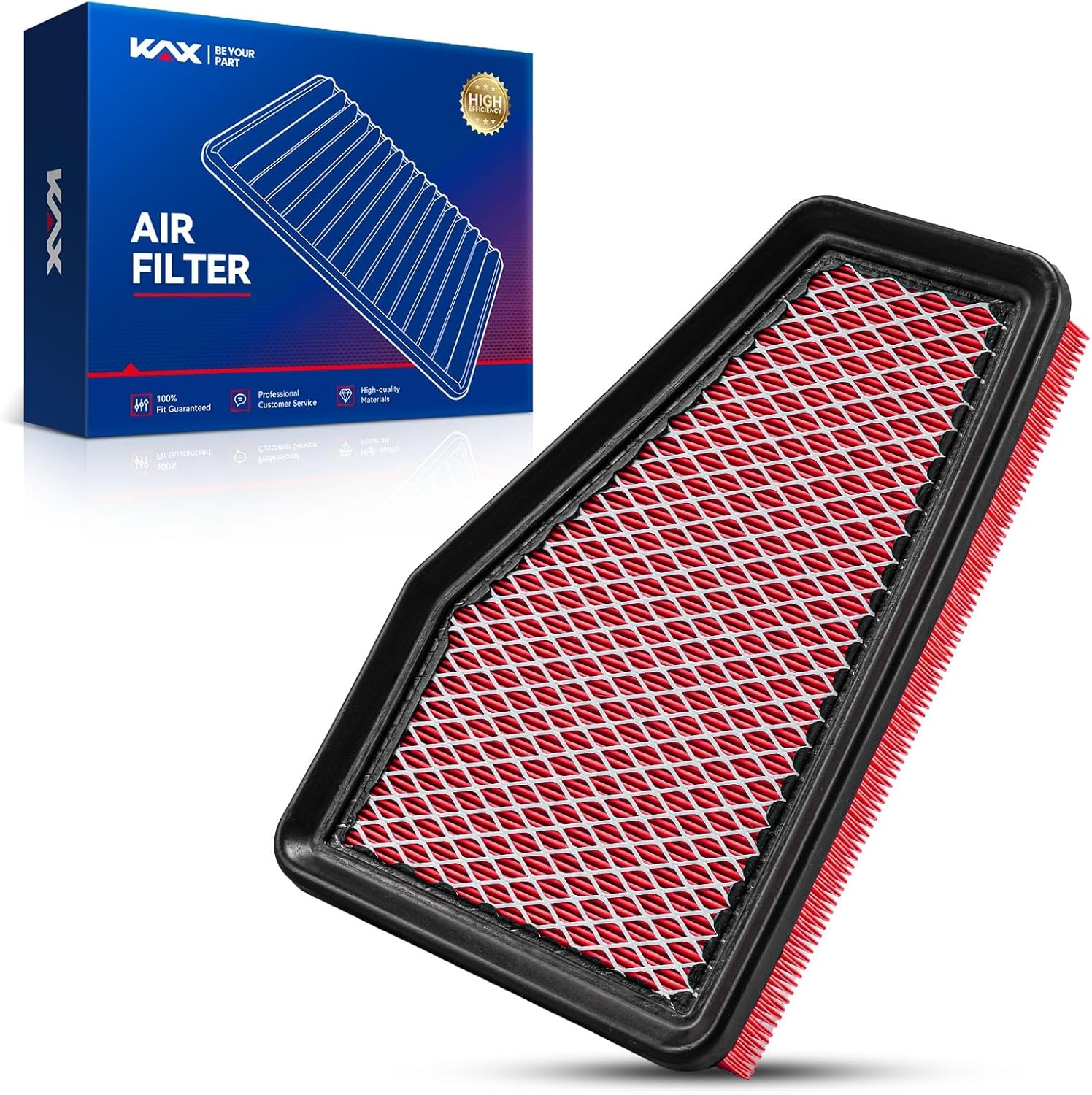 KAX Premium Engine Air Filter, GAF003 (CA10171) Replacement for Toyota Camry 2007-2009 L4 2.4L, Camry 2010-2017 L4 2.5L, Venza 2009-2016 L4 2.7L, Increased Acceleration (Not for Hybrid) - Image 15